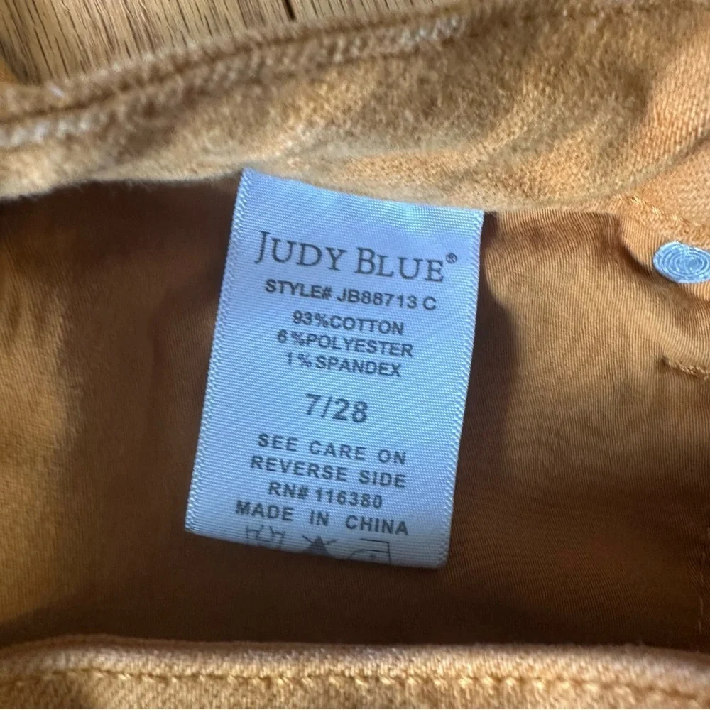 Judy Blue Marigold High Rise Tummy Control Top Flare Jeans Womens 7 28 Stretch